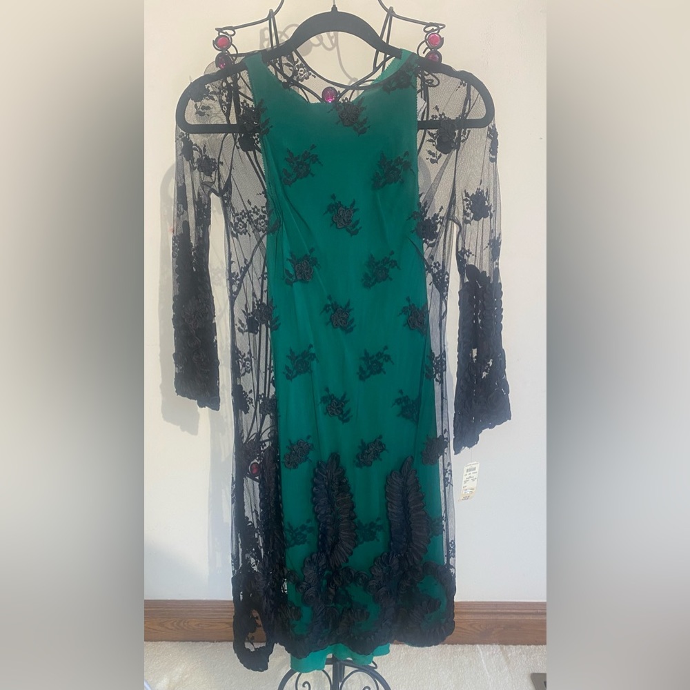 2 piece lace dress with separate shell